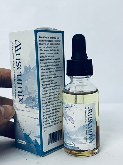 Museumix Natural Plant Essential Oil, 100% Pure Natural Extract, Suitable for Aromatherapy, Diffuser, Humidifier, Massage, for Creating Relaxing & Natural Atmosphere