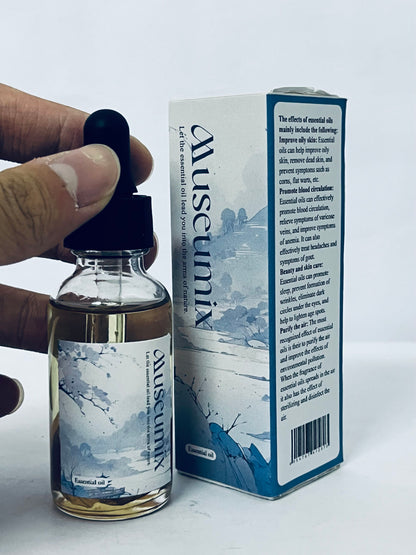 Museumix Natural Plant Essential Oil, 100% Pure Natural Extract, Suitable for Aromatherapy, Diffuser, Humidifier, Massage, for Creating Relaxing & Natural Atmosphere