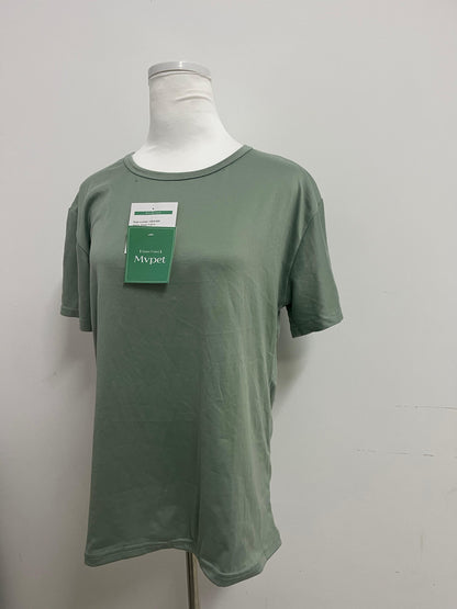 Mvpet Crew Neck Short Sleeve T - Shirt (Light Olive Green)