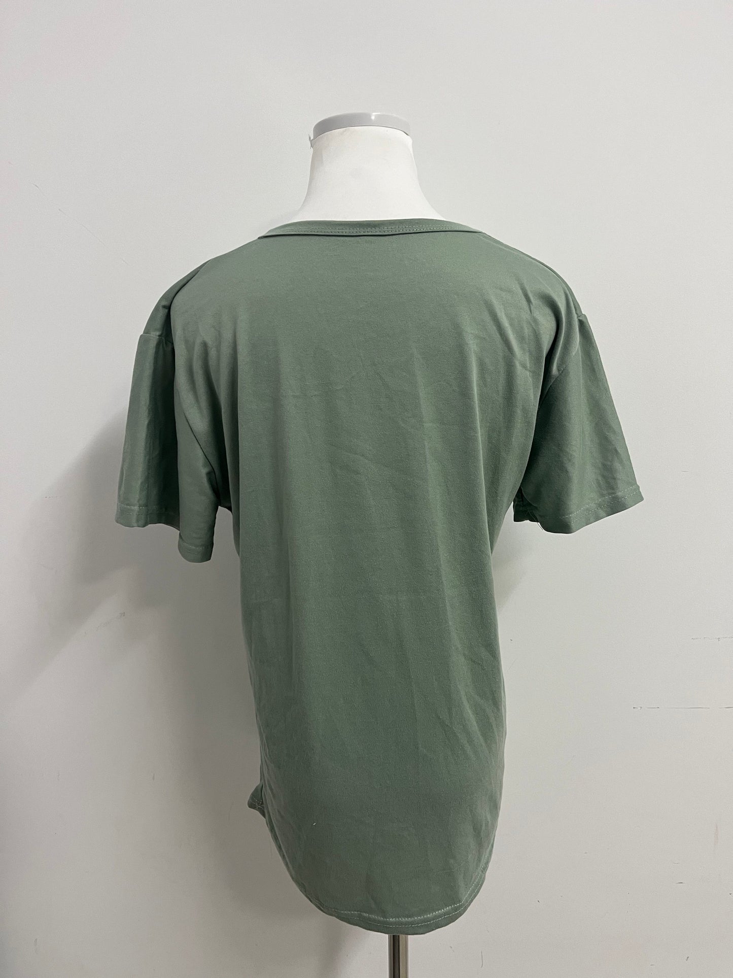 Mvpet Crew Neck Short Sleeve T - Shirt (Light Olive Green)