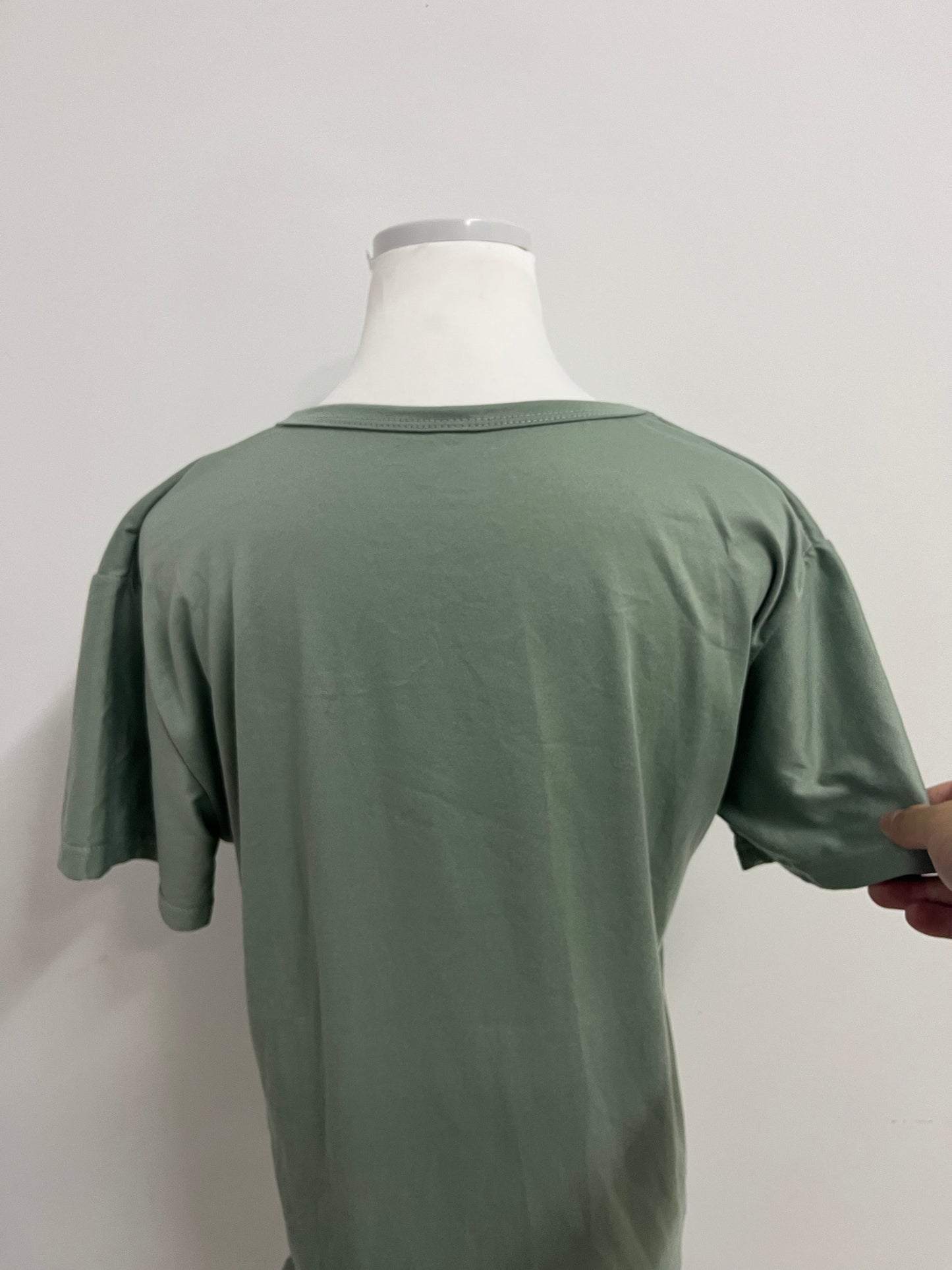 Mvpet Crew Neck Short Sleeve T - Shirt (Light Olive Green)