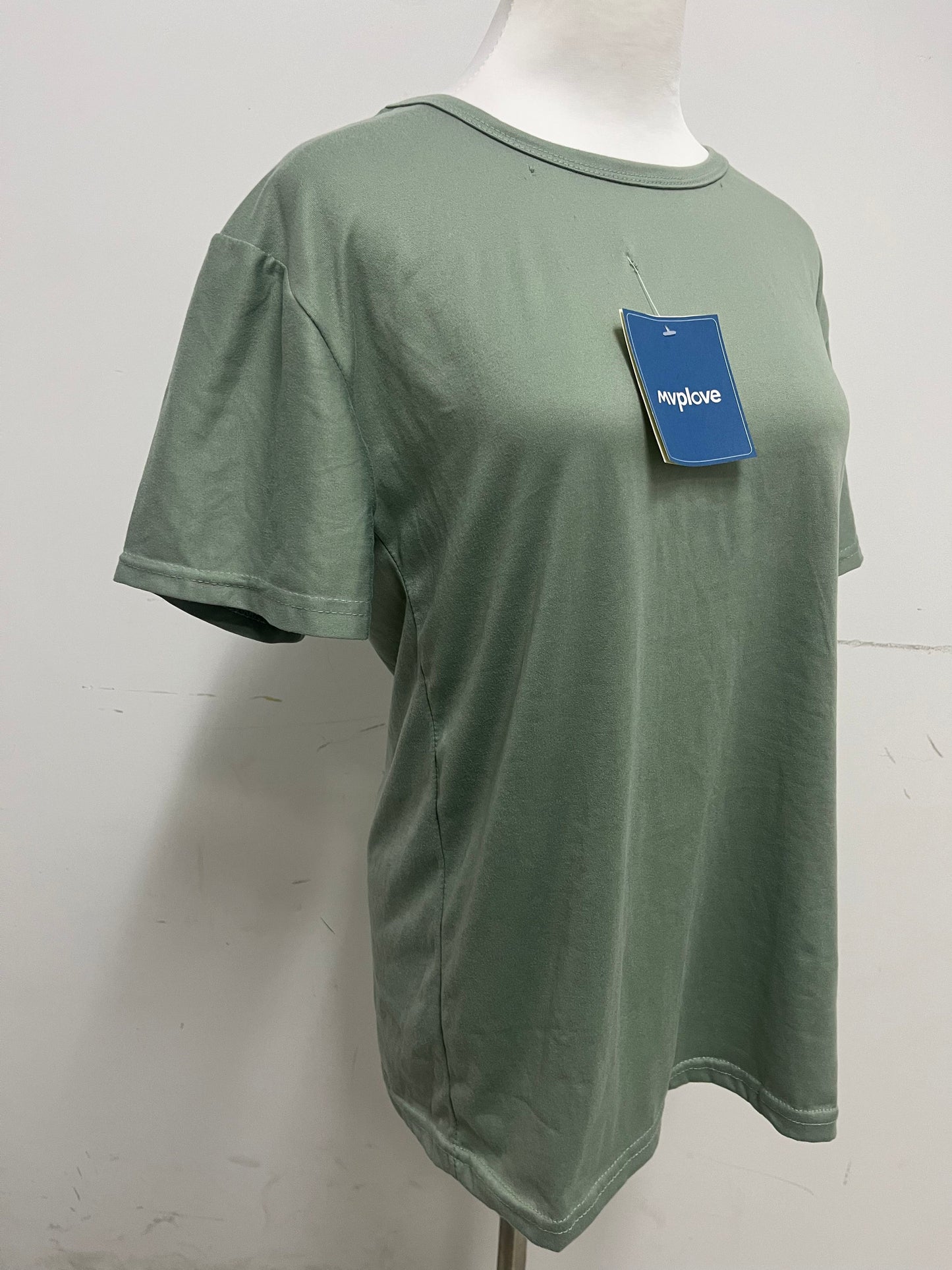 【Mvplove Sage Green T-shirt】—— Comfortable & Versatile Daily Basic