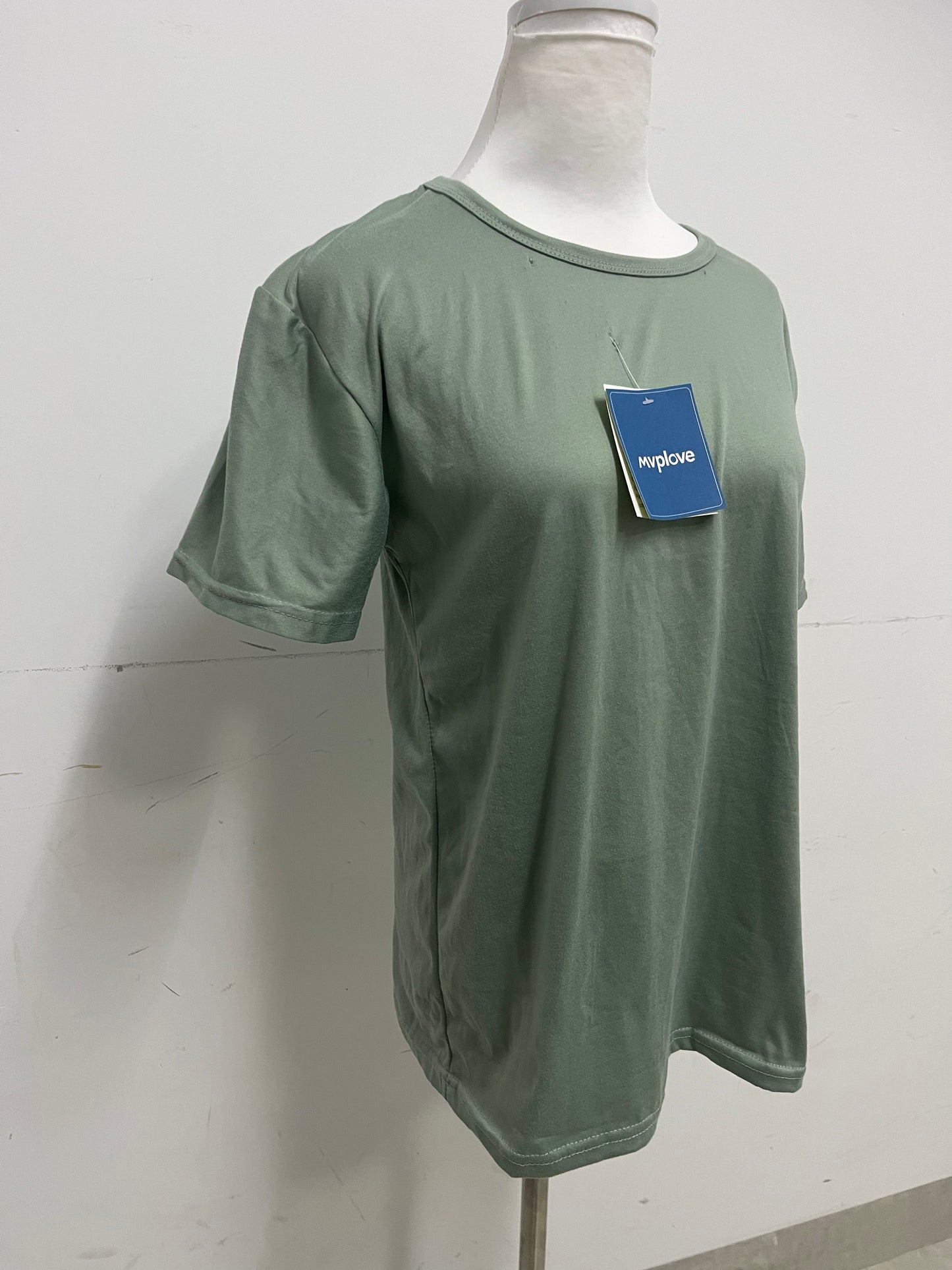 【Mvplove Sage Green T-shirt】—— Comfortable & Versatile Daily Basic