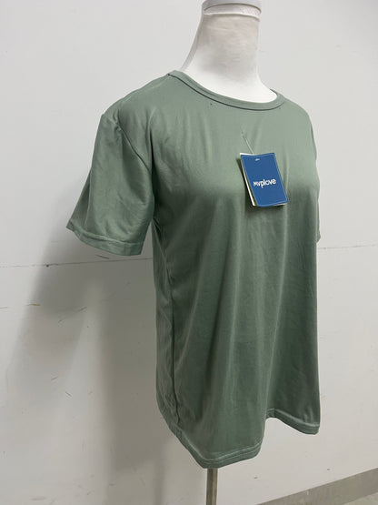 【Mvplove Sage Green T-shirt】—— Comfortable & Versatile Daily Basic
