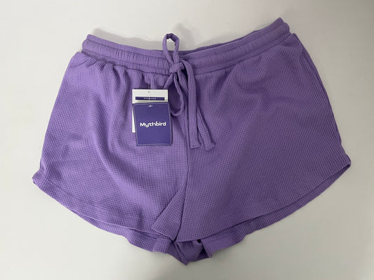 [Mythbird Pants]——Mythbird Waffle Knit Lounge Shorts - Soft Skin-Friendly Casual Hot Pants