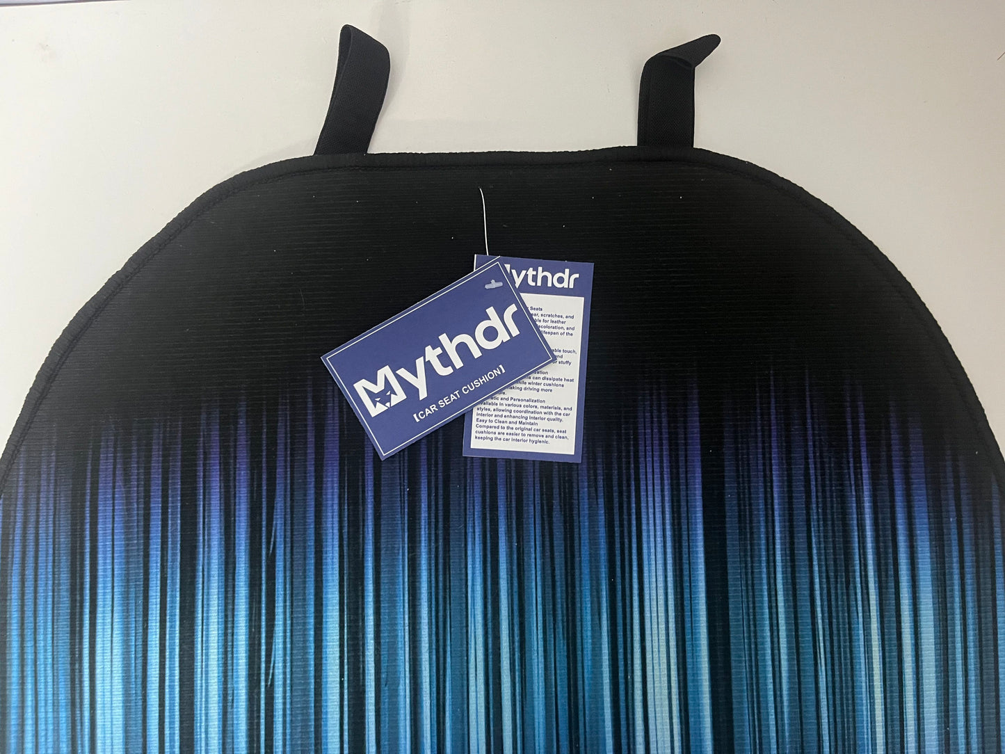 【Mythdr Gradient Stripe Vehicle Seat Cushion】—— Cool Comfort & Stylish Protection for Your Car Seats