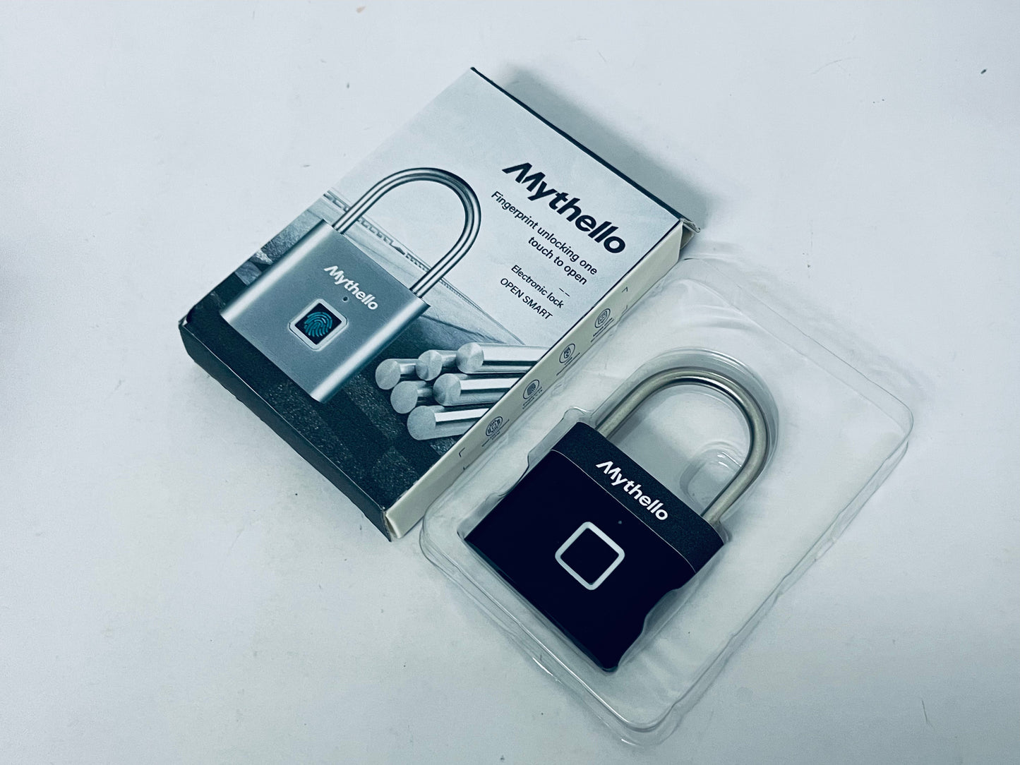 Mythello Electric locks Fingerprint Smart Padlock: One Touch to Open, Redefining Security and Convenience