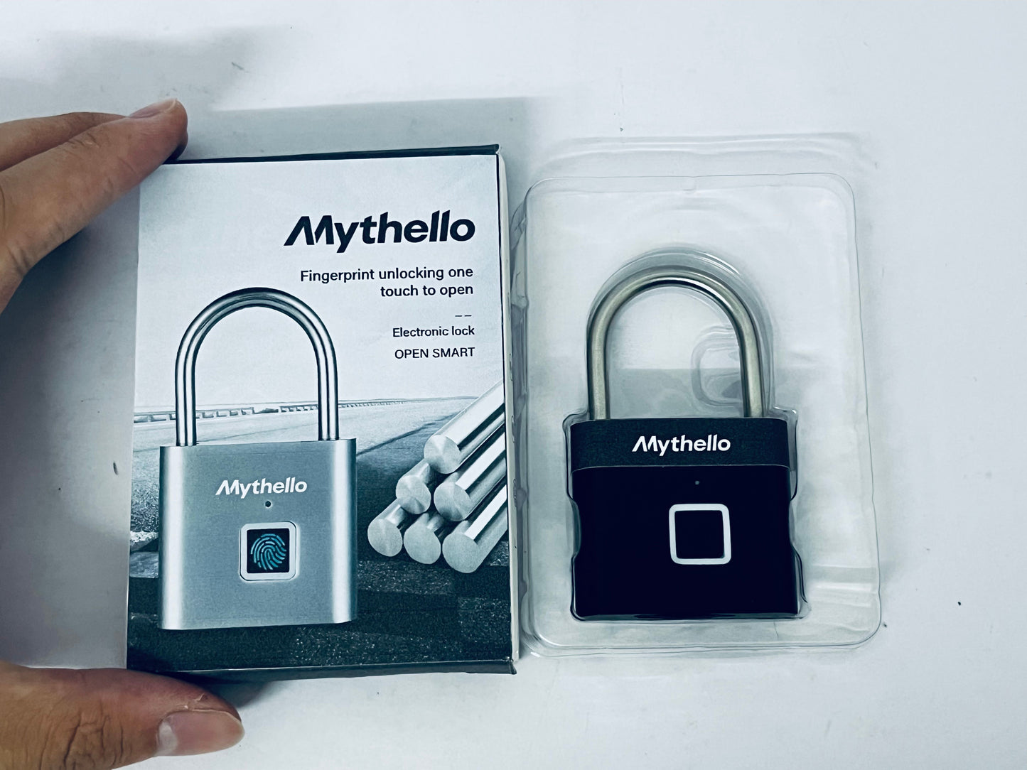 Mythello Electric locks Fingerprint Smart Padlock: One Touch to Open, Redefining Security and Convenience