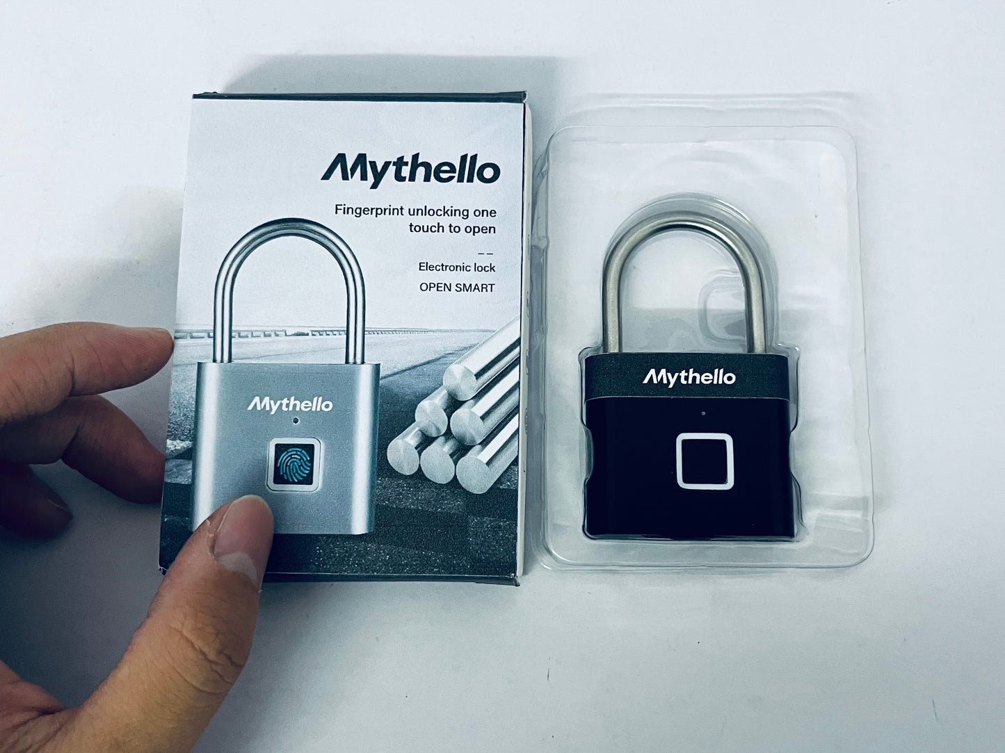Mythello Electric locks Fingerprint Smart Padlock: One Touch to Open, Redefining Security and Convenience