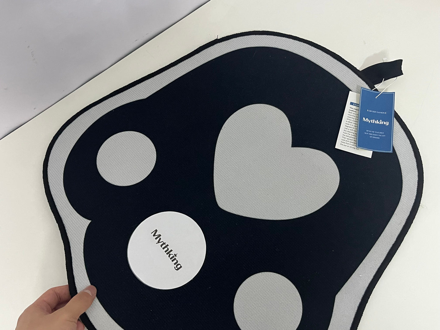 [Mythking Vehicle seat cushions]——Mythking Cute Heart Car Seat Cushion - All-Season Breathable Anti-Slip Pad