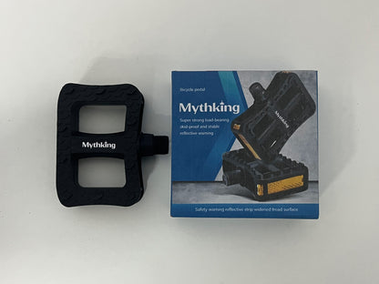 [Mythking Bicycle pedals]——Mythking Mountain Bike Pedals - Anti-Slip Reflective Lightweight Platform Pedals