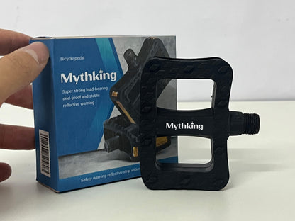 [Mythking Vehicle seat cushions]——Mythking Mountain Bike Pedals - Anti-Slip Reflective Lightweight Platform Pedals