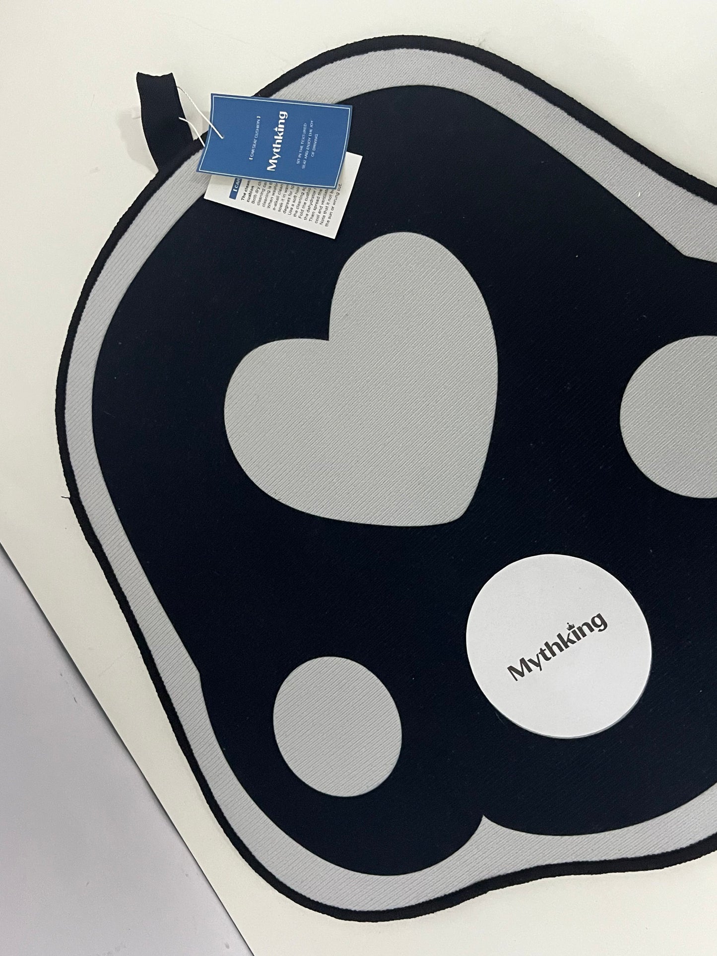 [Mythking Vehicle seat cushions]——Mythking Cute Heart Car Seat Cushion - All-Season Breathable Anti-Slip Pad
