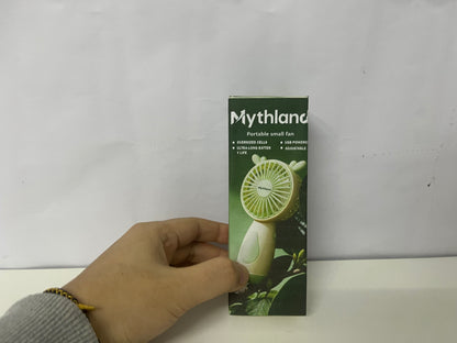 【Mythland Bear Ear Handheld Mini Fan】—— Cute, Long-Lasting Cooling for Summer Days