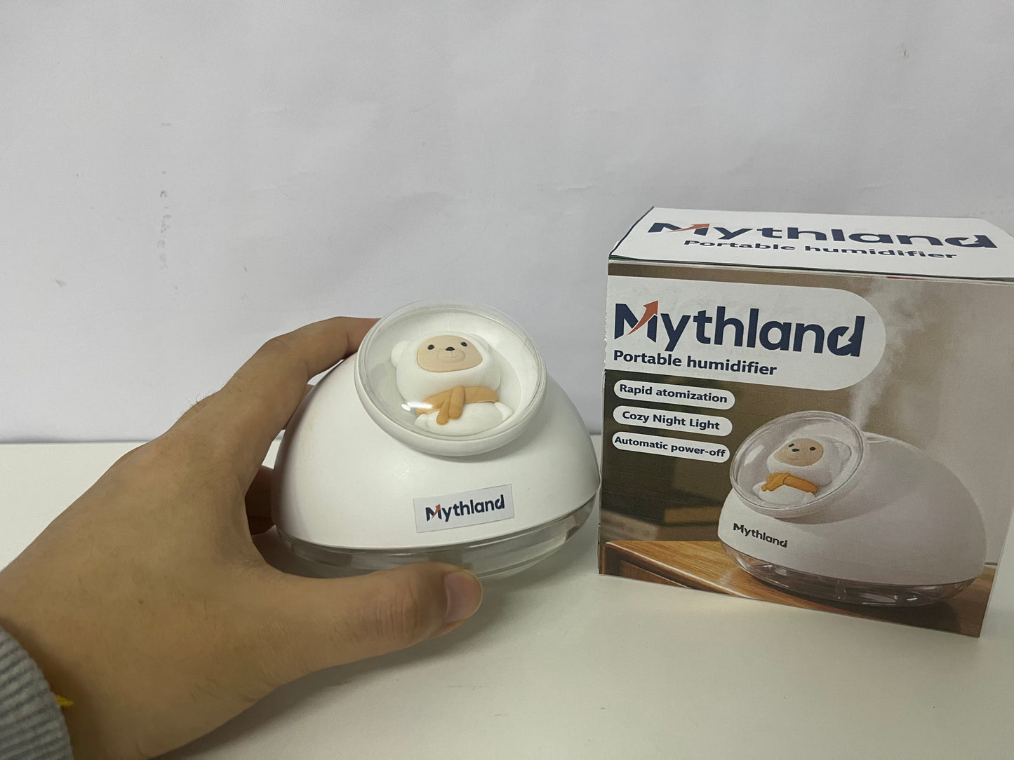 【Mythland Lamb Cloud Portable Humidifier】—— Gentle Hydration & Cozy Glow for Your Space