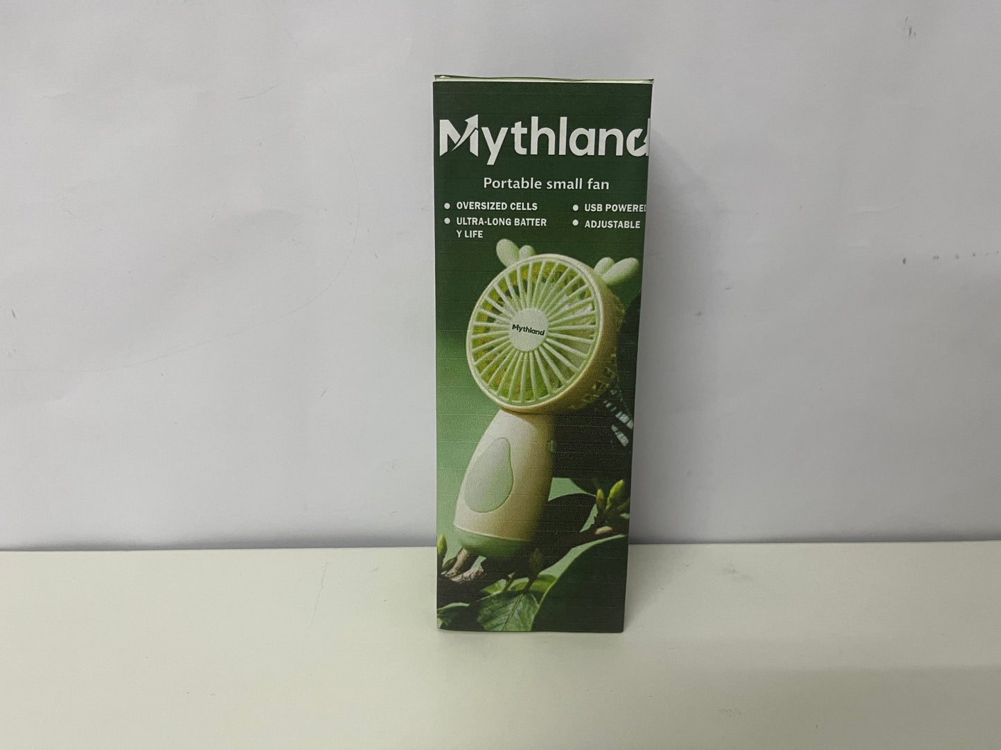 【Mythland Bear Ear Handheld Mini Fan】—— Cute, Long-Lasting Cooling for Summer Days