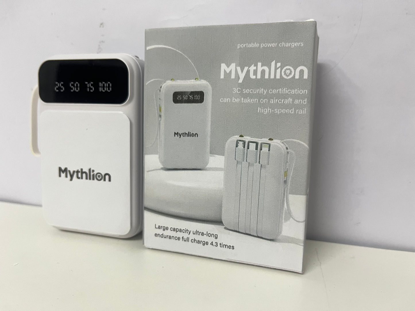Mythlion Portable Power Bank High-Capacity Charging for On-the-Go Life