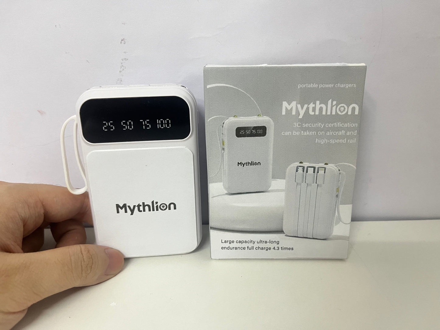 Mythlion Portable Power Bank High-Capacity Charging for On-the-Go Life