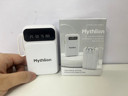 Mythlion Portable Power Bank High-Capacity Charging for On-the-Go Life