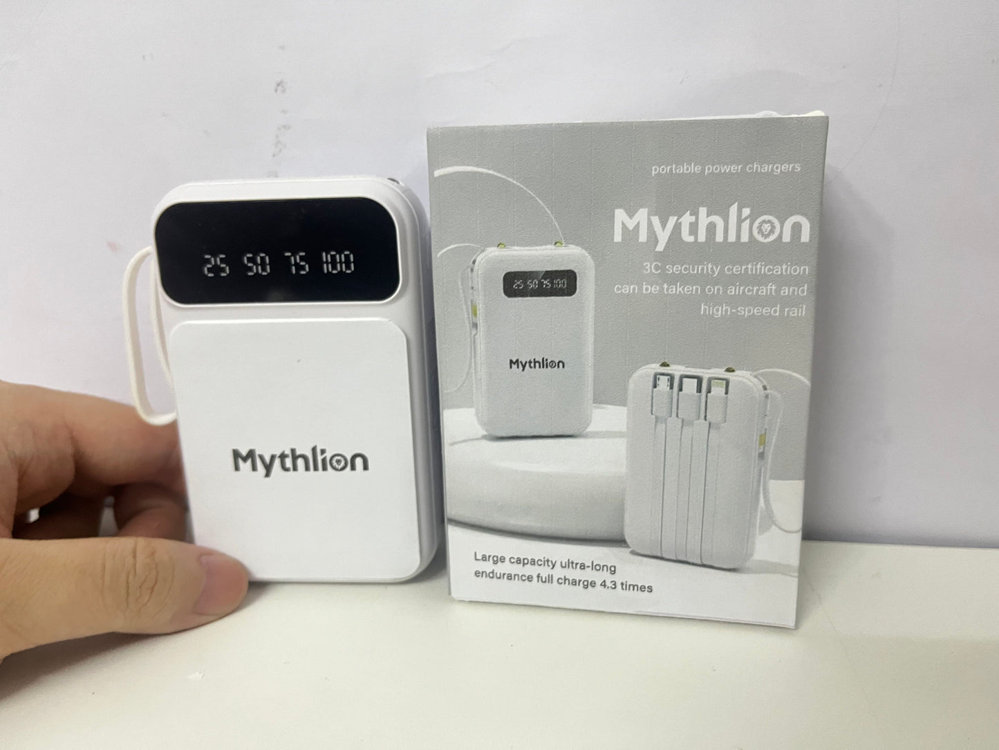Mythlion Portable Power Bank High-Capacity Charging for On-the-Go Life