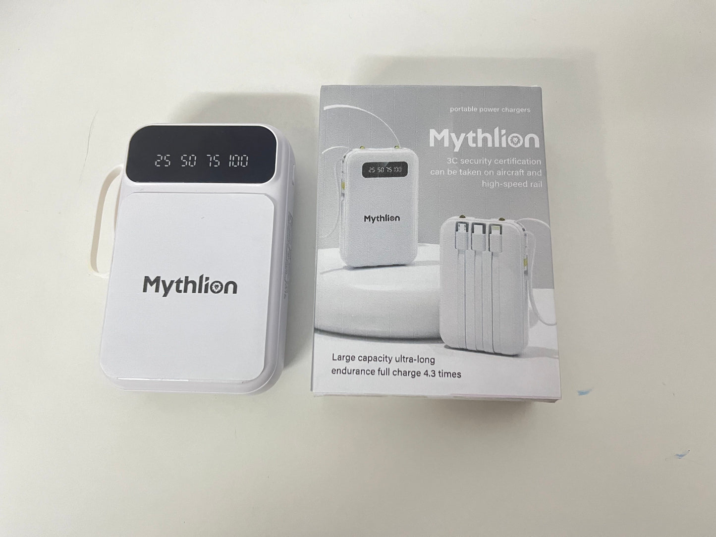 Mythlion Portable Power Bank High-Capacity Charging for On-the-Go Life