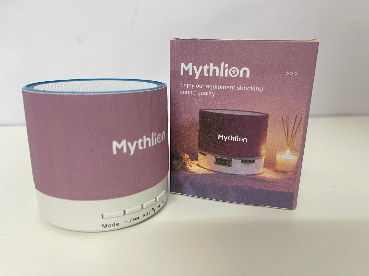 【Mythlion Portable Bluetooth Speaker】—— Compact Design, Rich Sound for Every Moment