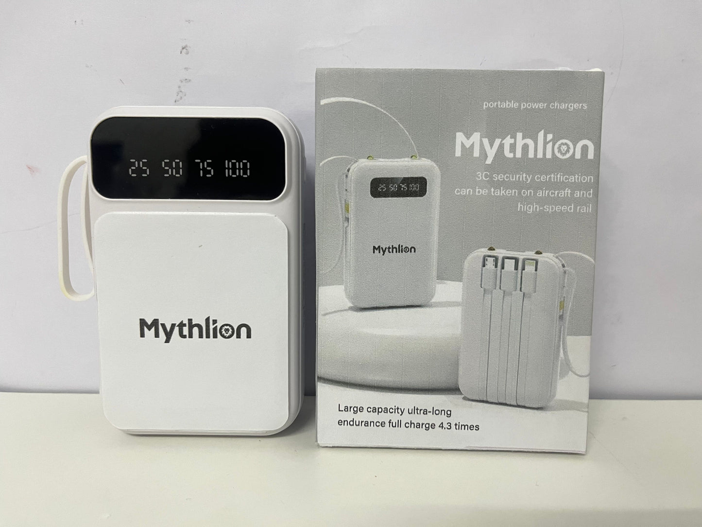 Mythlion Portable Power Bank High-Capacity Charging for On-the-Go Life