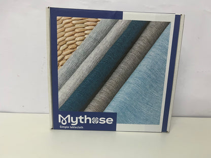 [Mythose Textile tablecloths ]——Mythose Minimalist Cotton-Linen Tablecloth | Cute Strawberry Trim for a Cozy Dining Vibe