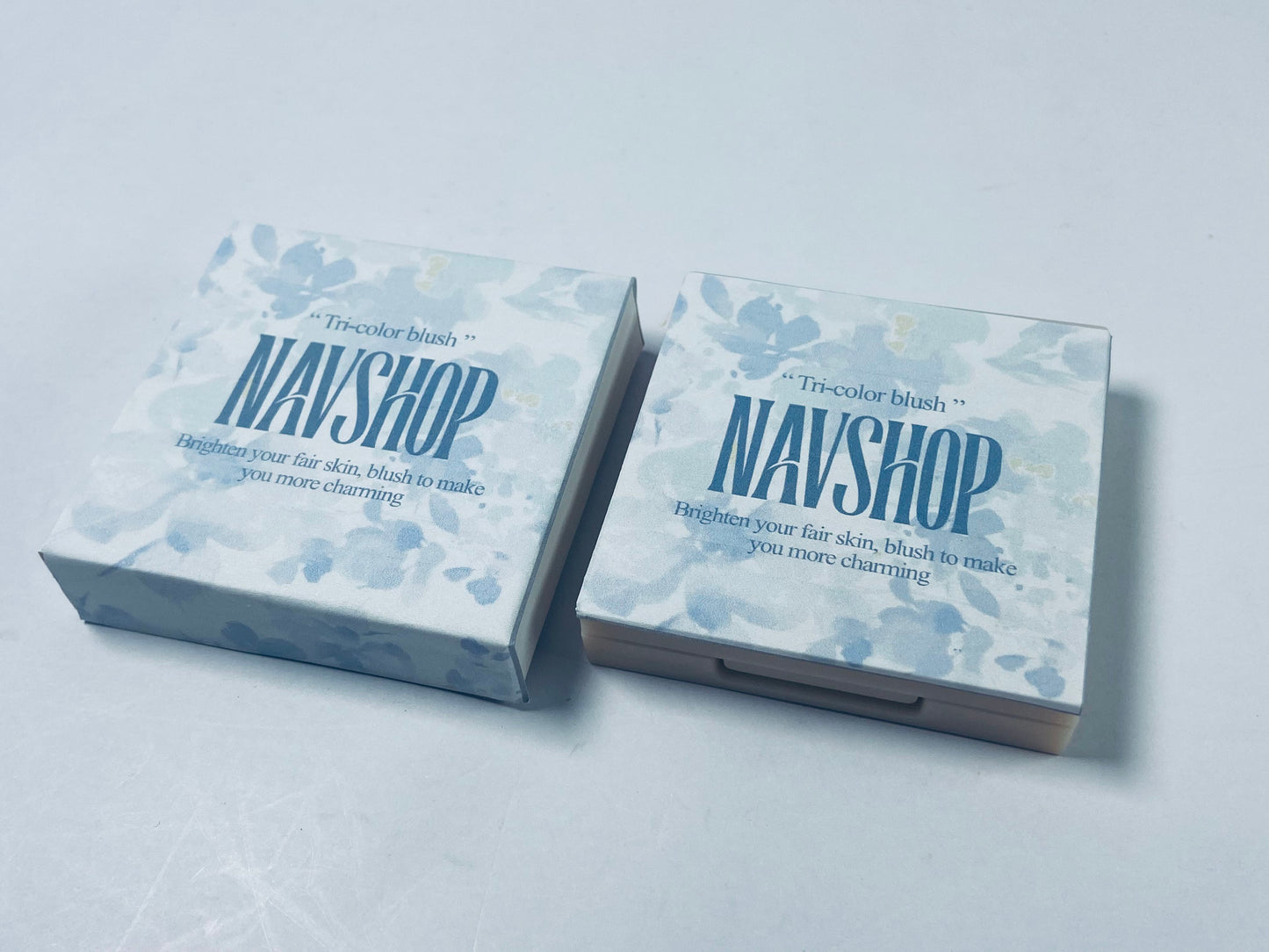 NAVSHOP Cosmic Eyeshadow 3-Colors Matte Glitter Eyeshadow Palette Rose Gold Warm Peach Brown Long-Lasting Ultra Pigment Smooth Blendable