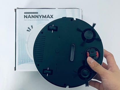  NANNYMAX Electric Cordless Sweepers Vacuum Cleaner,Slim,Low Noise,Automatic Self-Charging
