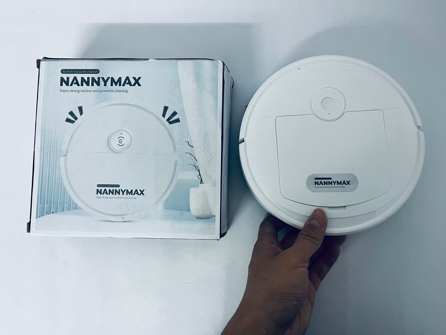  NANNYMAX Electric Cordless Sweepers Vacuum Cleaner,Slim,Low Noise,Automatic Self-Charging