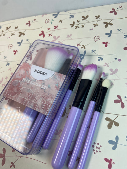 NOIDEA 7Pcs Makeup Brush, Best Gift For Women/Girls, Used For Powder, Foundation, Highlight, Eye Shadow, Concealer, Etc., Suitable For Beginners ( purple 7pcs)