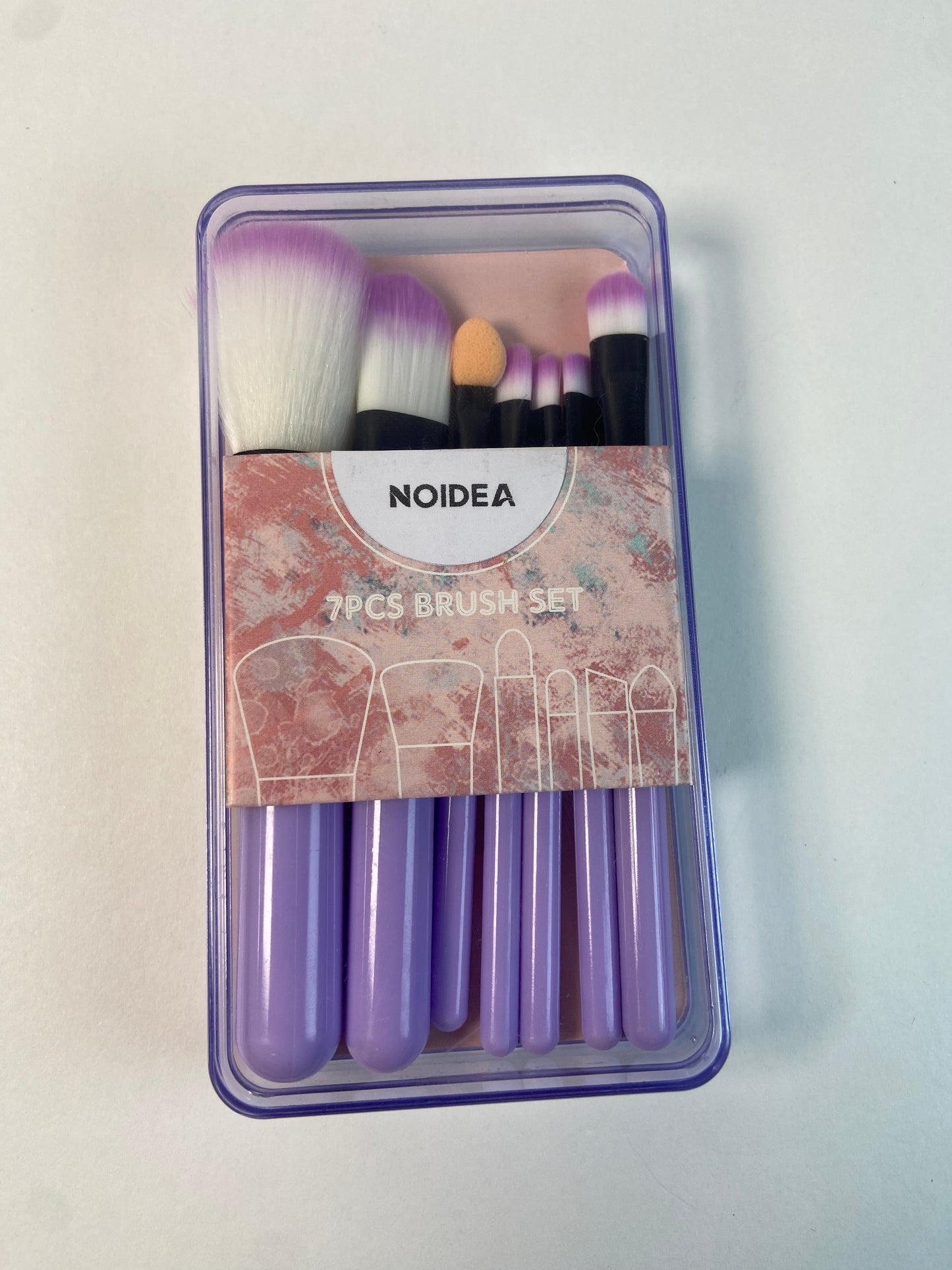 NOIDEA 7Pcs Makeup Brush, Best Gift For Women/Girls, Used For Powder, Foundation, Highlight, Eye Shadow, Concealer, Etc., Suitable For Beginners ( purple 7pcs)