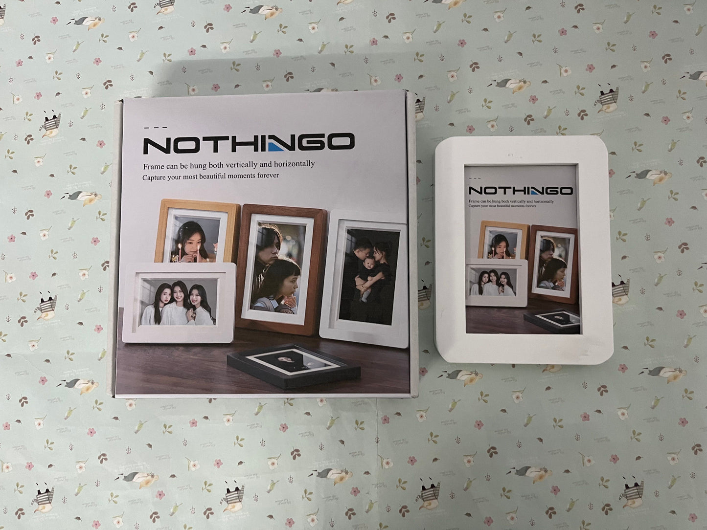 NOTHINGO Picture frames 4x6,Magnetic Wooden Frames, Magnetic Picture Frames for Refrigerator， Magnetic Photo Frames, Magnet Picture Frame, Magnetic Frames for Refrigerator,Photo Board,Art Display, Locker