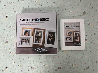 NOTHINGO Picture frames 4x6,Magnetic Wooden Frames, Magnetic Picture Frames for Refrigerator， Magnetic Photo Frames, Magnet Picture Frame, Magnetic Frames for Refrigerator,Photo Board,Art Display, Locker
