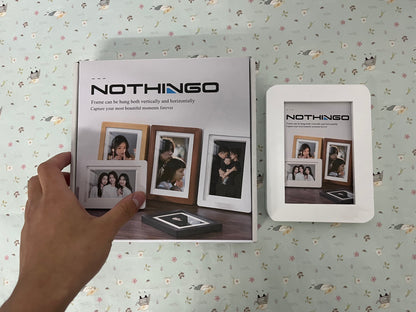 NOTHINGO Picture frames 4x6,Magnetic Wooden Frames, Magnetic Picture Frames for Refrigerator， Magnetic Photo Frames, Magnet Picture Frame, Magnetic Frames for Refrigerator,Photo Board,Art Display, Locker