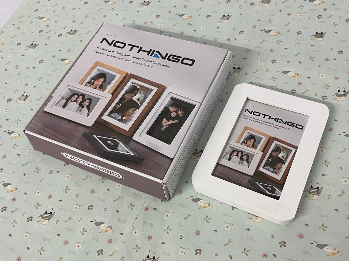 NOTHINGO Picture frames 4x6,Magnetic Wooden Frames, Magnetic Picture Frames for Refrigerator， Magnetic Photo Frames, Magnet Picture Frame, Magnetic Frames for Refrigerator,Photo Board,Art Display, Locker