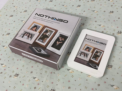 NOTHINGO Picture frames 4x6,Magnetic Wooden Frames, Magnetic Picture Frames for Refrigerator， Magnetic Photo Frames, Magnet Picture Frame, Magnetic Frames for Refrigerator,Photo Board,Art Display, Locker