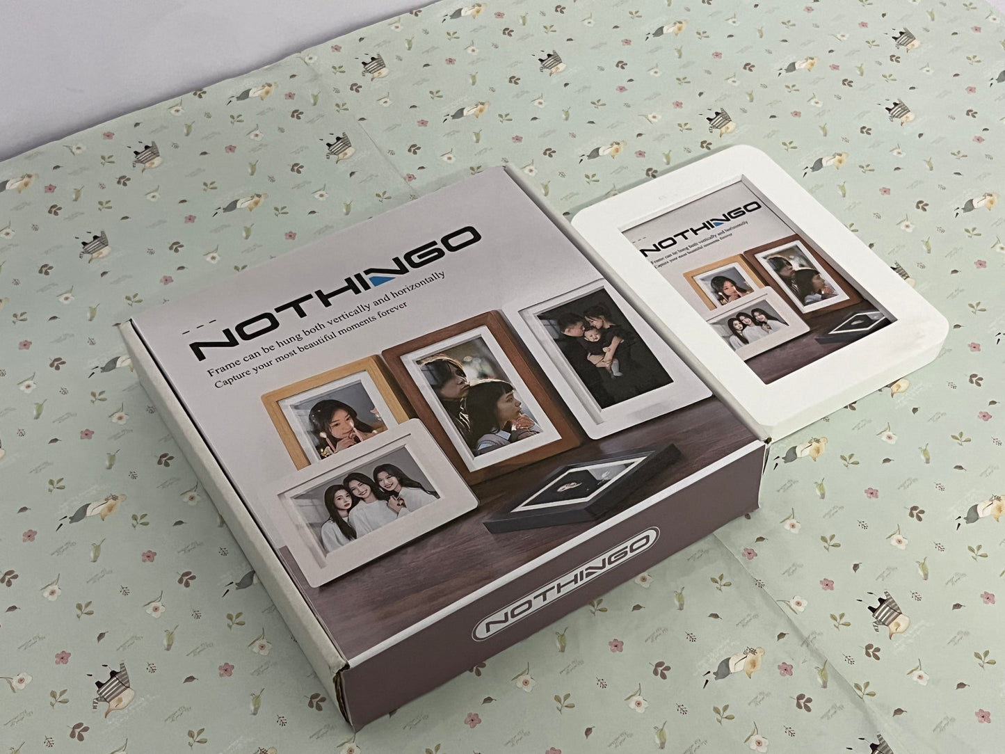 NOTHINGO Picture frames 4x6,Magnetic Wooden Frames, Magnetic Picture Frames for Refrigerator， Magnetic Photo Frames, Magnet Picture Frame, Magnetic Frames for Refrigerator,Photo Board,Art Display, Locker