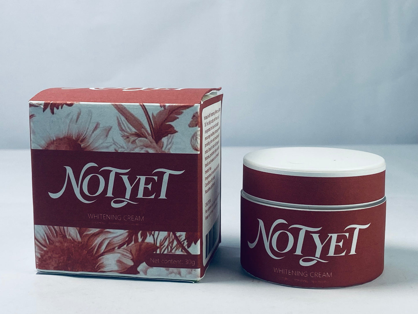 NOTYET Whitening and Brightening Face Cream, Fermented Natural Ingredients, 30g