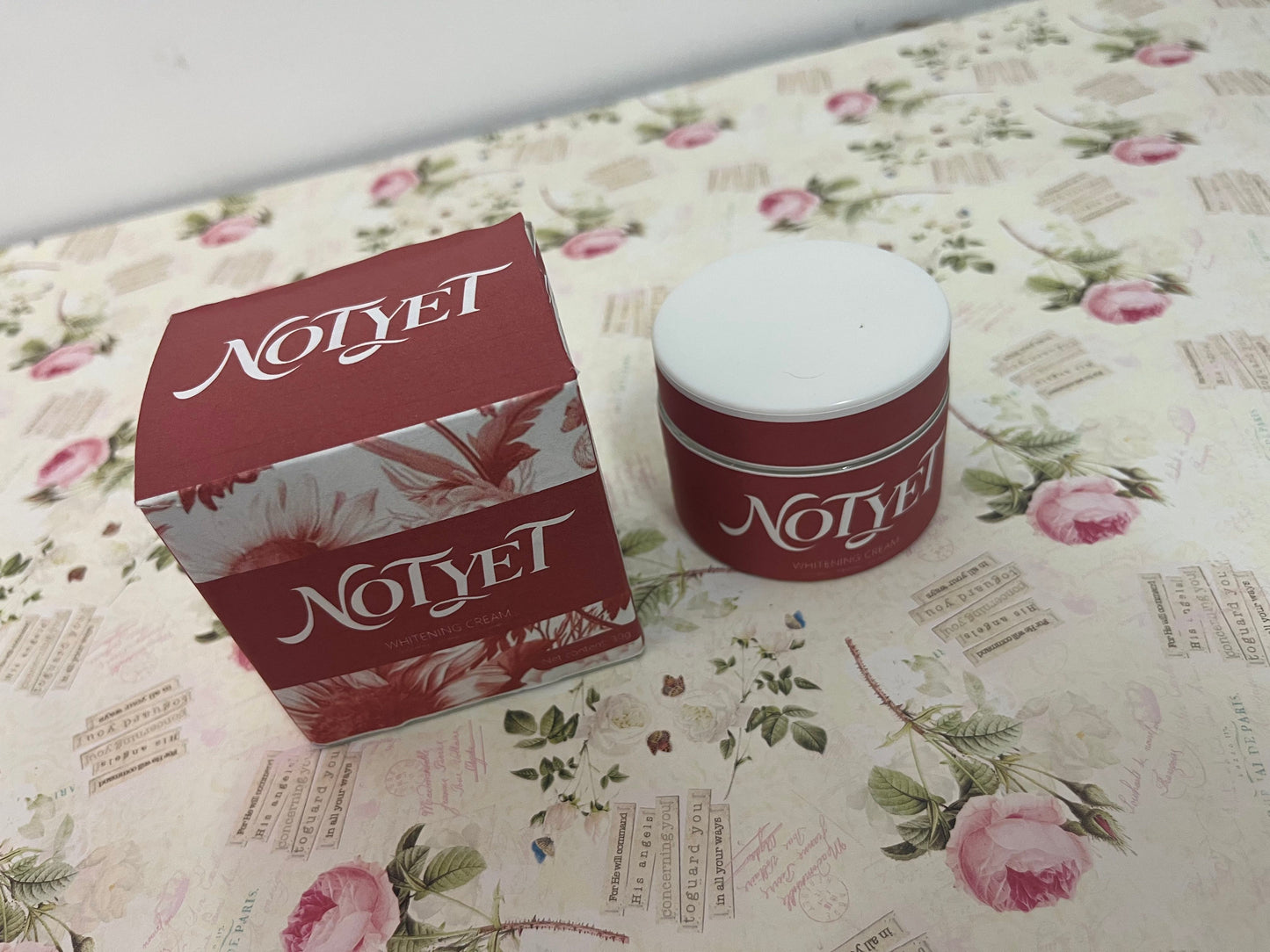 NOTYET Whitening and Brightening Face Cream, Fermented Natural Ingredients, 30g
