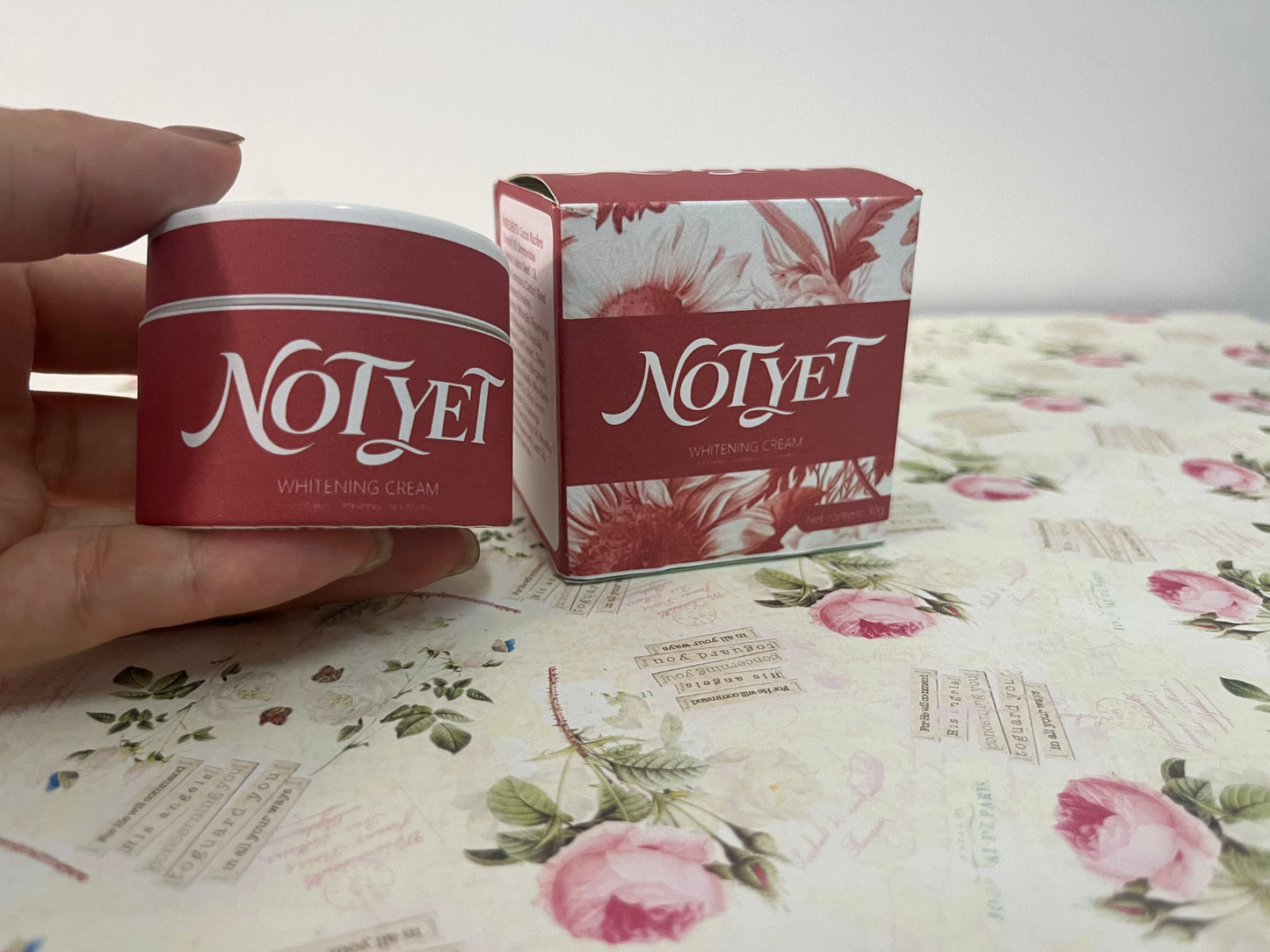 NOTYET Whitening and Brightening Face Cream, Fermented Natural Ingredients, 30g