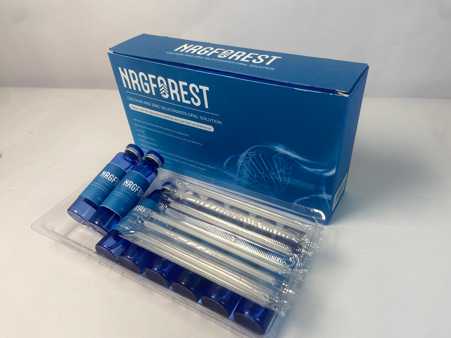 NRGFOREST dietary food supplementsNatural,Liquid Concentrate,a 10ml glass vial,16 sticks per box