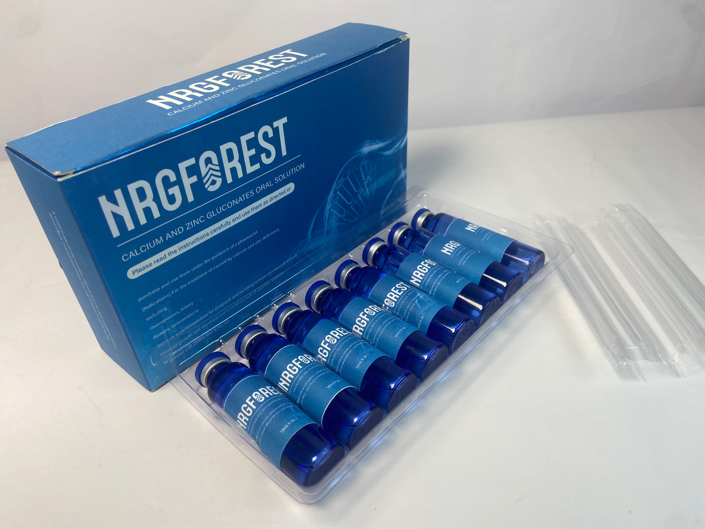 NRGFOREST dietary food supplementsNatural,Liquid Concentrate,a 10ml glass vial,16 sticks per box