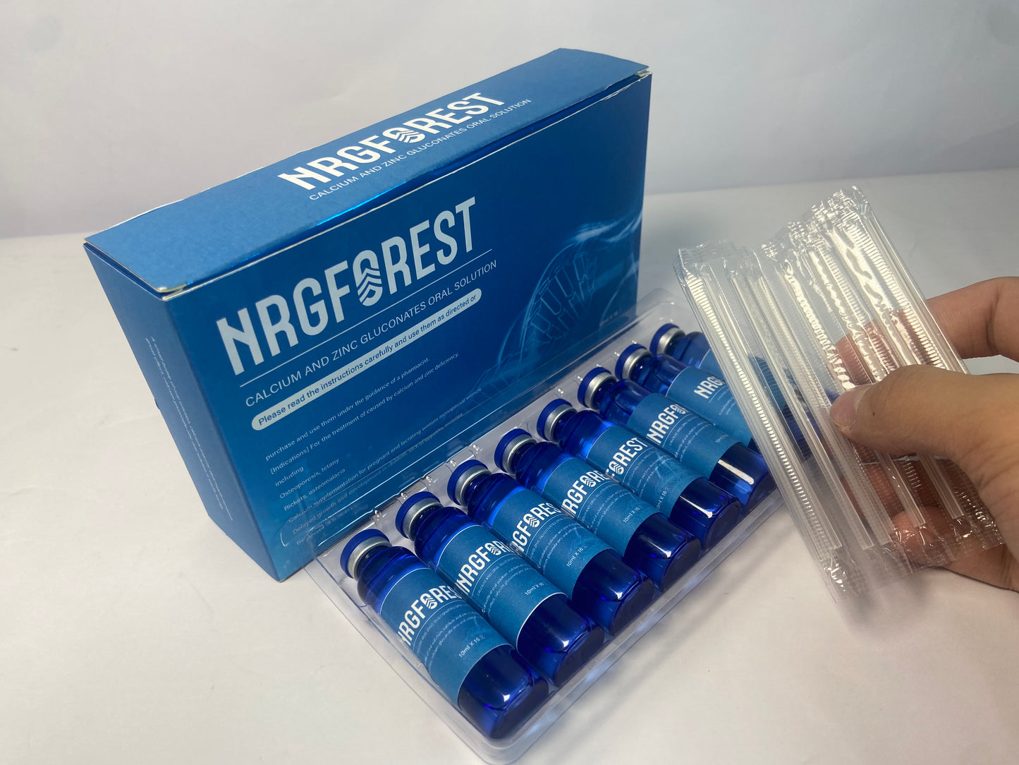 NRGFOREST dietary food supplementsNatural,Liquid Concentrate,a 10ml glass vial,16 sticks per box