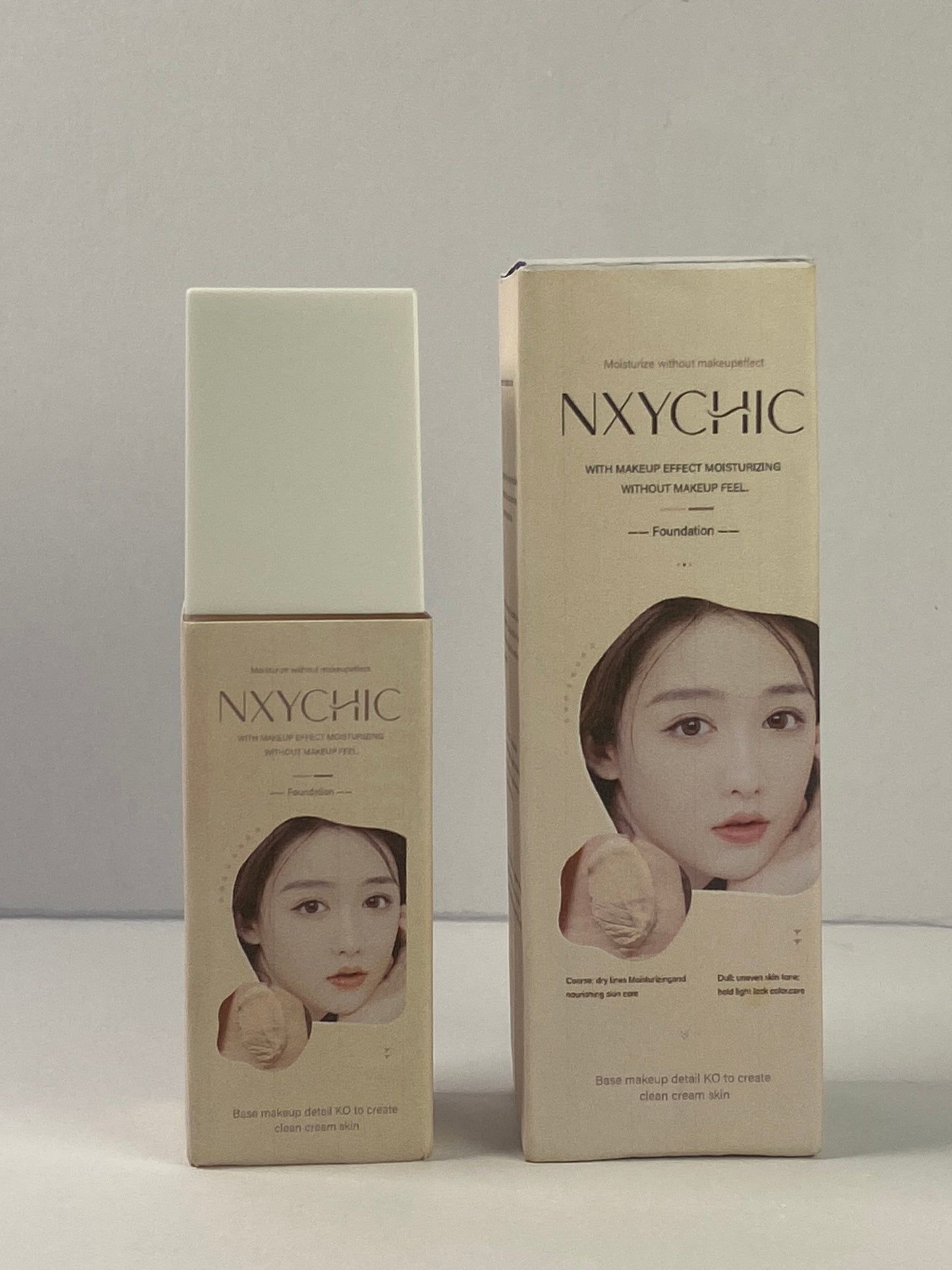 NXYCHIC Liquid foundation Biology 4-in-1 Foundation Hydrating Medium Spectrum Full Coverage Lotion Foundation