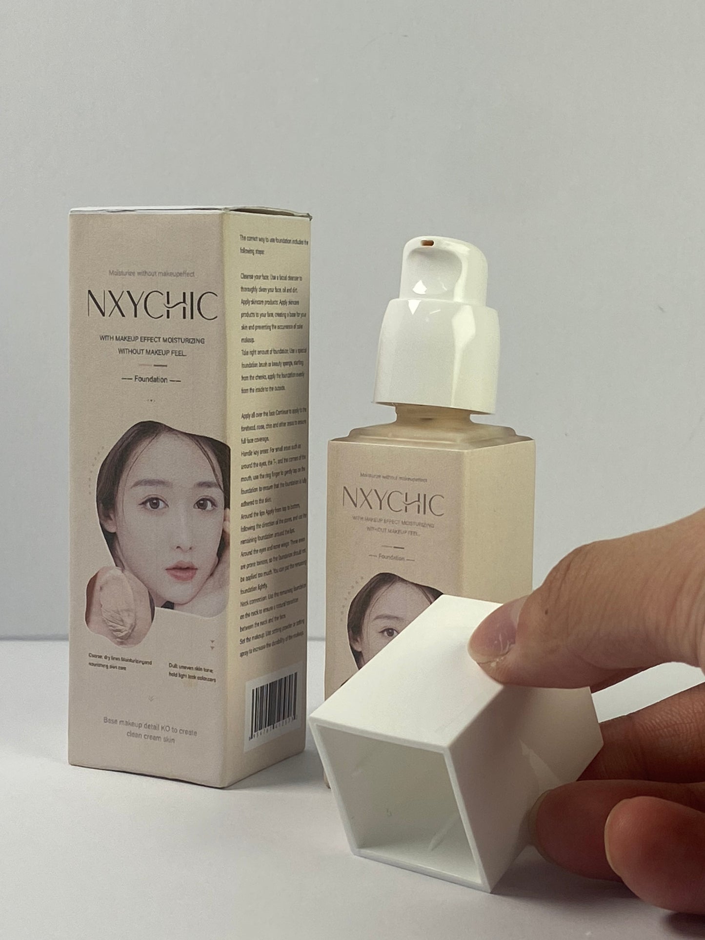 NXYCHIC Liquid foundation Biology 4-in-1 Foundation Hydrating Medium Spectrum Full Coverage Lotion Foundation