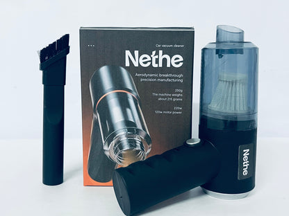 Nethe Car Vacuum Cleaner, Aerodynamic Design, Strong Suction Portable Handheld Mini Vacuum for Car Interior & Home Cleaning