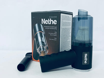 Nethe Car Vacuum Cleaner, Aerodynamic Design, Strong Suction Portable Handheld Mini Vacuum for Car Interior & Home Cleaning
