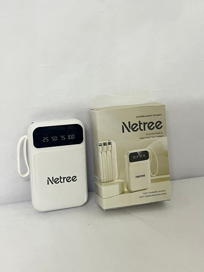 Netree Portable power chargers , 25000mAh 100W USB C Portable Charger, PD QC Fast Charging 3-Output Battery Pack